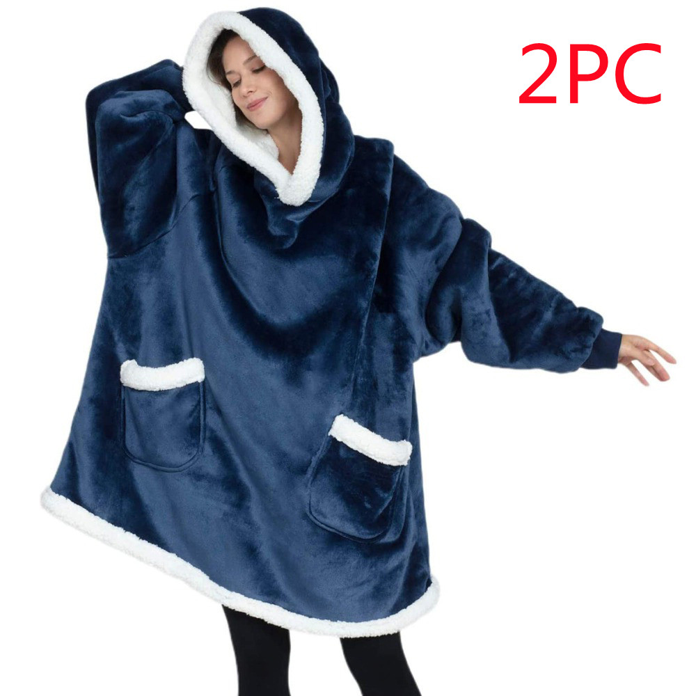 CozyCloud Hoodie Blanket
