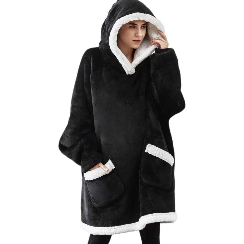 CozyCloud Hoodie Blanket
