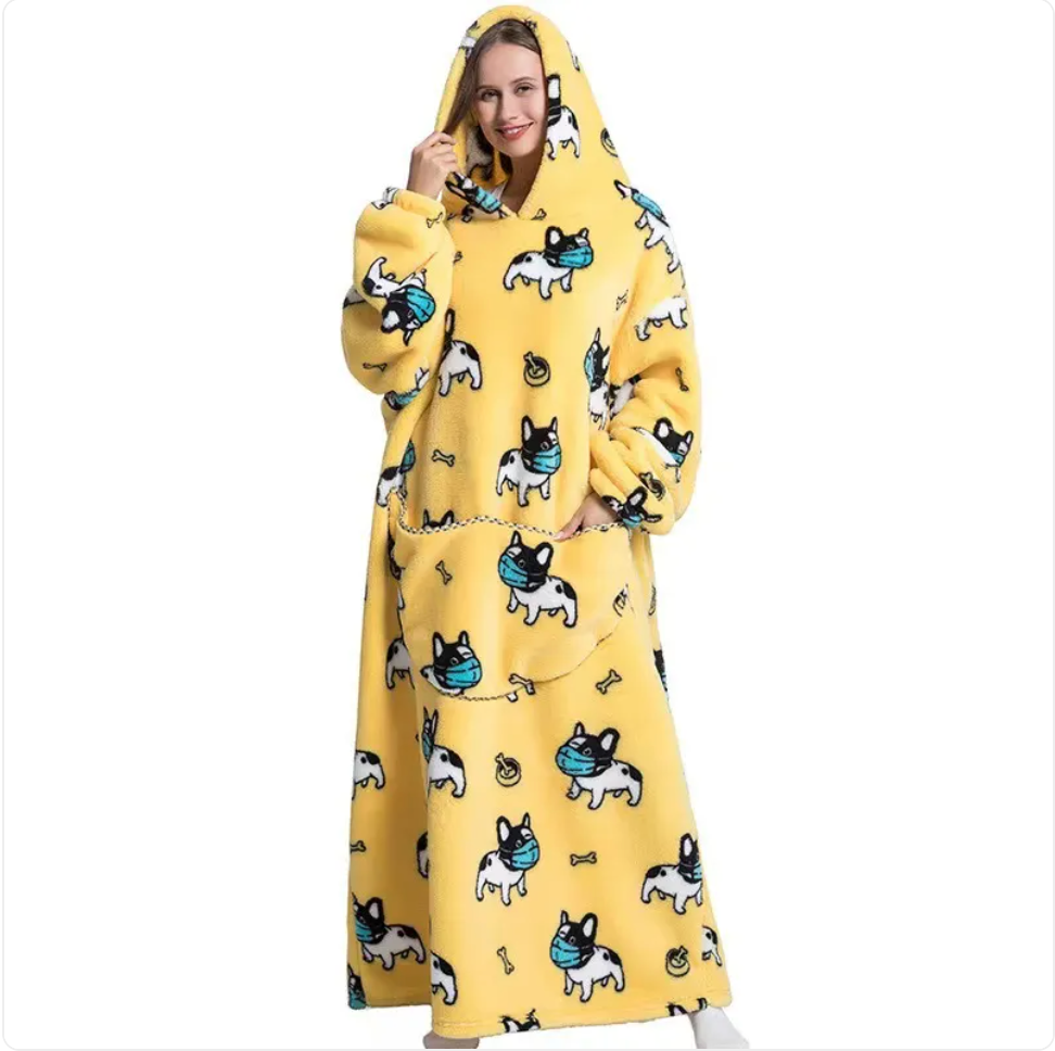 Fleece Wearable Blanket Sweatshirt