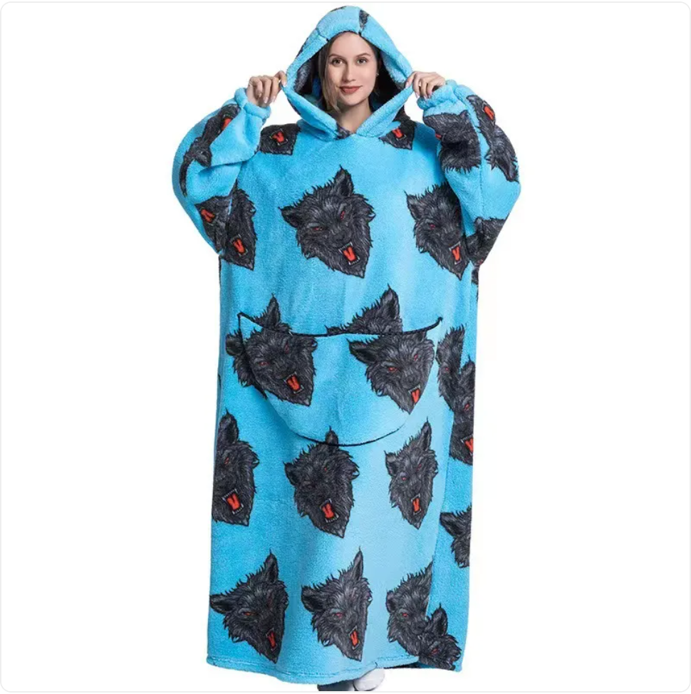 Fleece Wearable Blanket Sweatshirt