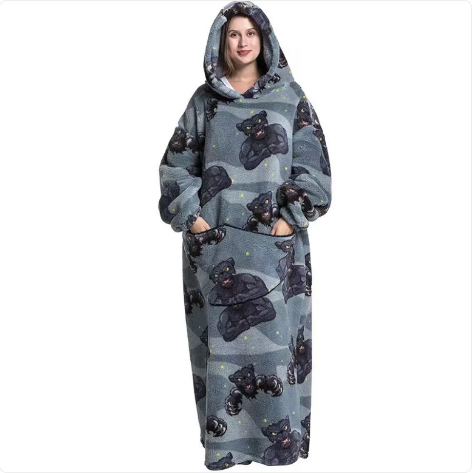 Fleece Wearable Blanket Sweatshirt