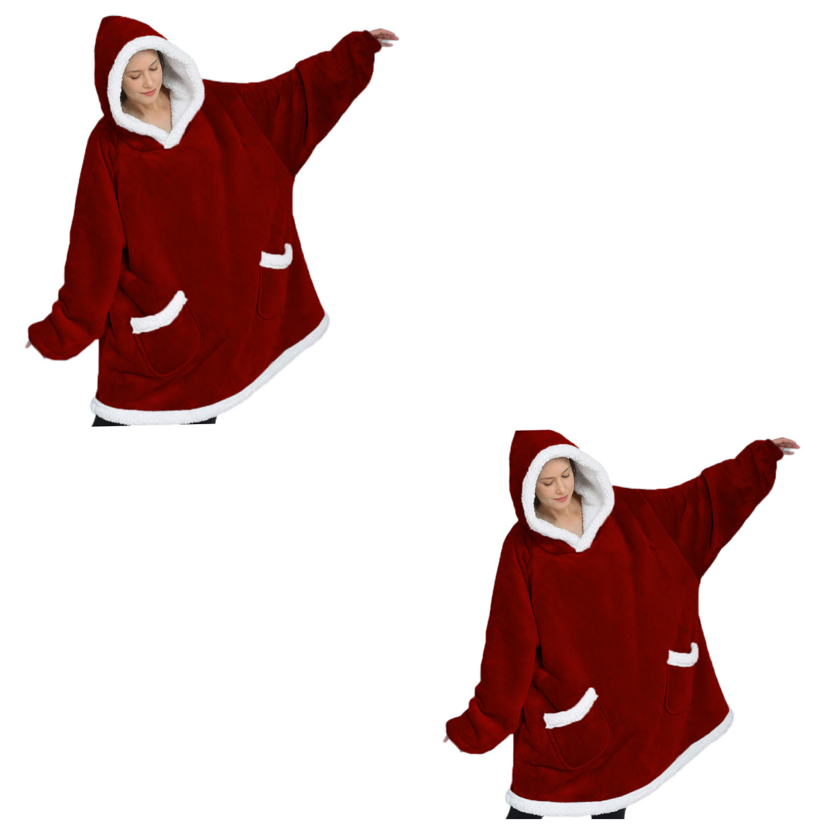 CozyCloud Hoodie Blanket