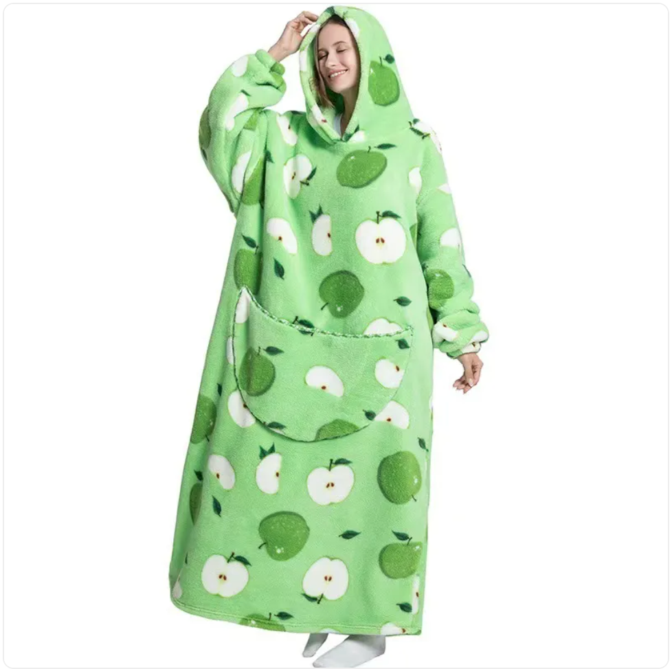 Fleece Wearable Blanket Sweatshirt