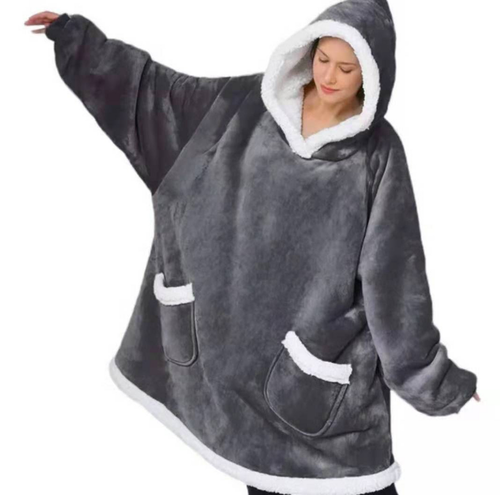 CozyCloud Hoodie Blanket