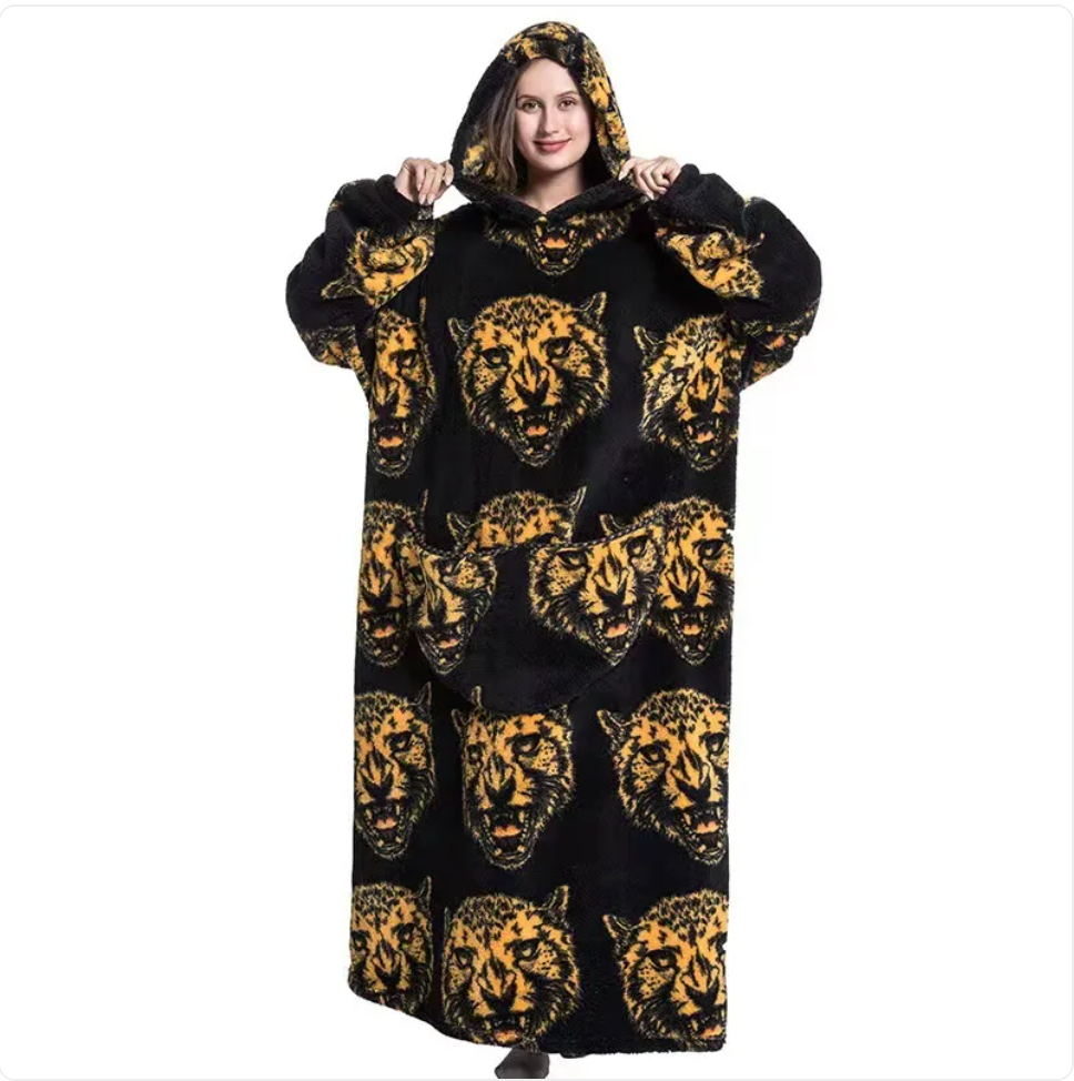 Fleece Wearable Blanket Sweatshirt