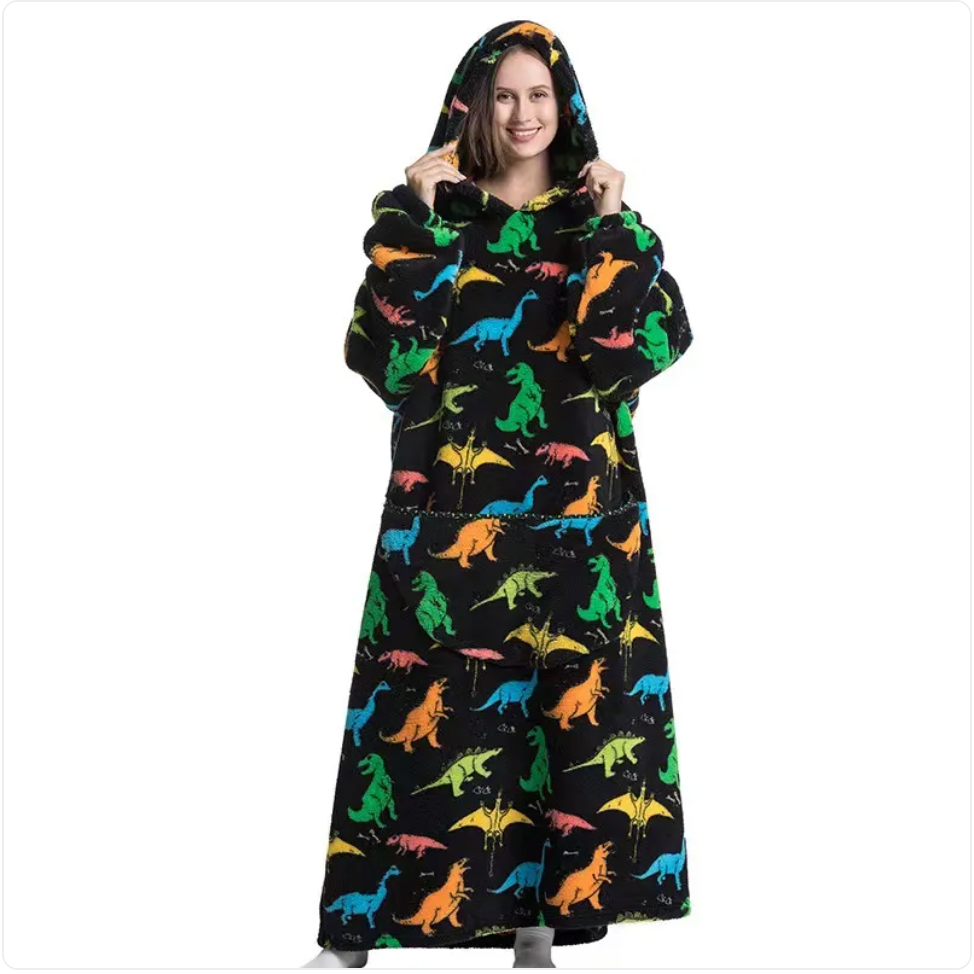 Fleece Wearable Blanket Sweatshirt