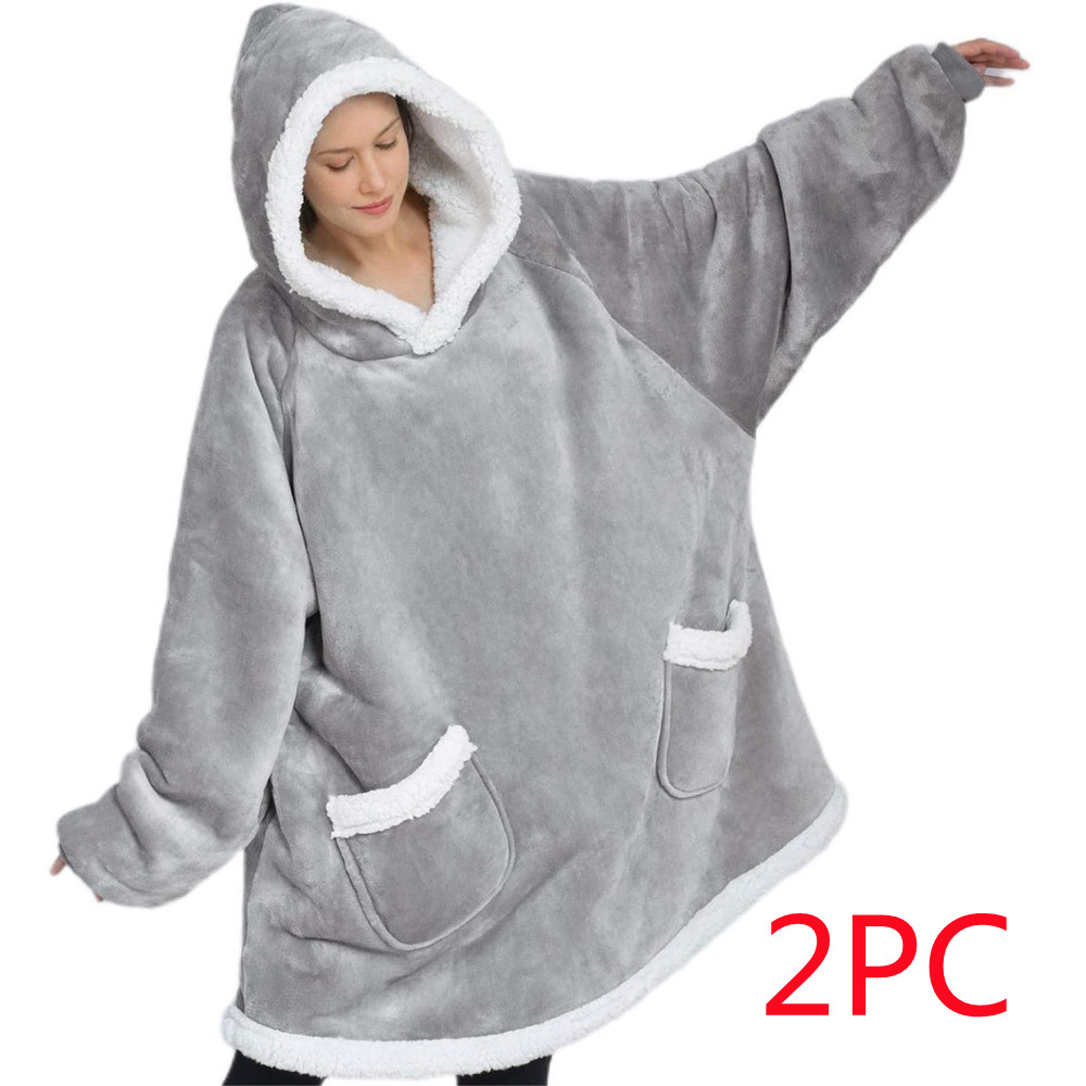 CozyCloud Hoodie Blanket