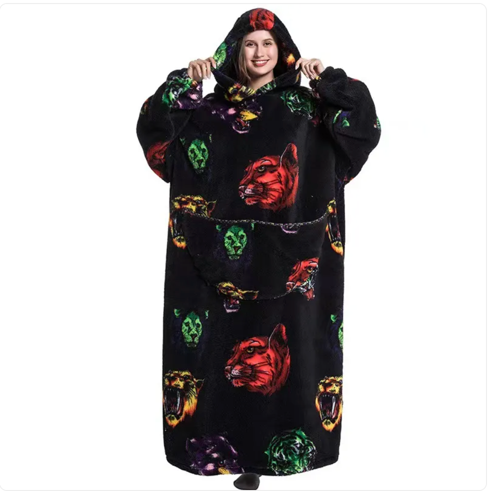 Fleece Wearable Blanket Sweatshirt